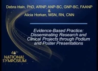 Evidence-Based Practice ~ Disseminating Research and Clinical Projects through Podium and Poster Presentations: A Guide to the Process icon