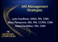 Clinical Concerns in Acute Care - AKI Management Strategies icon