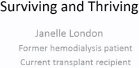 Surviving and Thriving: Beyond Renal Failure and Transplant icon