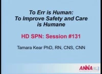 Hemodialysis ~ To Err is Human: To Improve Safety and Care is Humane icon