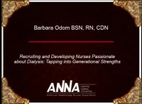 Acute Care ~ Recruiting and Mentoring Nurses to Be Passionate about Dialysis: Tapping into Generational Strengths icon