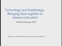 Educator ~ Technology and Nephrology: Bringing Them Together to Enhance Education icon