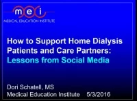 How to Support Home Dialysis Patients and Care Partners to Avoid Dropout: Lessons from Social Media icon