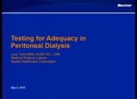 Testing for Peritoneal Dialysis Adequacy icon