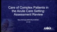 Issues in Acute Care - Utilization of Assessment Skills to Manage Complex Patients icon