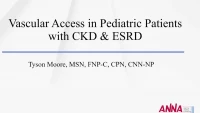 Vascular Access in Pediatric Patients with CKD & ESRD  icon