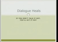 Nursing Management: Healthy Work Environment - Dialogue Heals: If You Don’t Talk it Out, You’ll Act it Out. icon