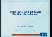 Introduction to the NHSN Dialysis Event Surveillance Protocol icon