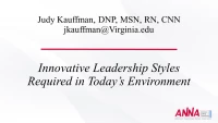 Innovative Leadership Styles Required in Today's Environment icon