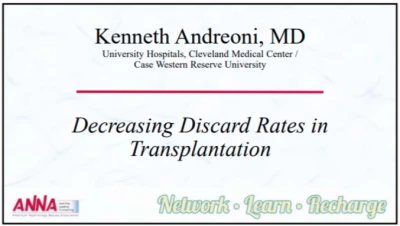 Decreasing Discard Rates in Transplantation icon