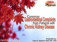 Fall 2010 - Common Gastrointestinal Complaints from Patients with Chronic Kidney Disease icon