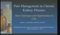 Pain Management in CKD: New Challenges and Opportunities in Care icon