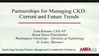 Partnerships for Managing CKD: Current and Future Trends  icon