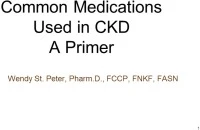 Common Medications Used in CKD: A Primer icon