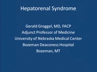 Liver-Renal Connection: Hepatorenal Syndrome icon