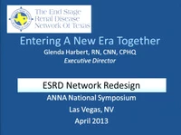 Administration: ESRD Network Redesign and the Impact on Facilities icon
