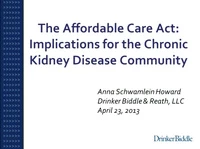 The Affordable Care Act (ACA) and its Impact on CKD icon