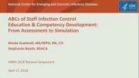 ABCs of Staff Infection Control Education and Competency Development from Assessment to Simulation icon