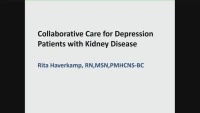 Collaborative Care for Depression in Patients with Kidney Disease  icon