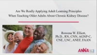 Are We Applying Learning Principles When Teaching Older Adults about Chronic Kidney Disease? icon