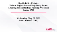 Health Policy Update icon