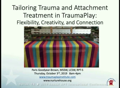 Tailoring Trauma and Attachment Treatment in TraumaPlay™: Flexibility, Creativity, & Connection icon