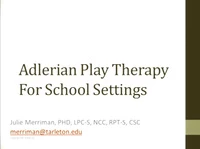 Adlerian Play Therapy for School Settings icon