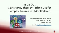 Inside Out: Gestalt Play Therapy Techniques for Complex Trauma in Older Children icon