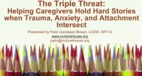 The Triple Threat: Helping Caregivers Hold Children's Hard Stories When Trauma, Anxiety, and Attachment Intersect icon