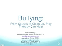 Bullying: From Causes to Clean-Up, Play Therapy Can Help icon