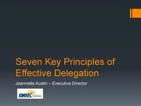 Seven Key Principles of Effective Delegation icon