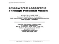 Empowered Leadership through Personal Vision icon