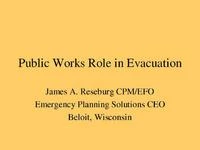 The Role Public Works Plays in Evacuation icon
