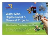 A Community-Wide Identification, Prioritization, and Justification of Water Main Replacement/Renewal Projects icon