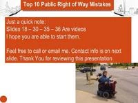 Top Ten Pedestrian Right-of-Way Mistakes icon