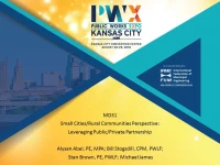 Small Cities/Rural Communities Perspective: Leveraging Public/Private Partnership icon