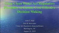 Using Clean Water Act Regulatory Flexibility to Ensure Cost-Effective Decision Making icon