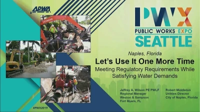 Let’s Use it One More Time! – Addressing Regulatory Concerns and Satisfying Water Demands of Customers in Naples, Florida icon