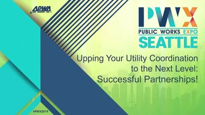 Upping Your Utility Coordination to the Next Level: Successful Partnerships! icon