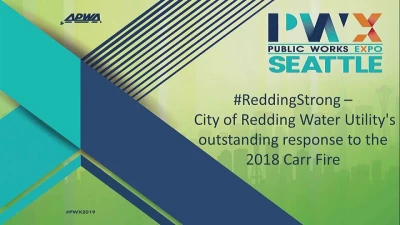 #ReddingStrong - City of Redding Water Utility's Outstanding Response to the 2018 Carr Fire icon