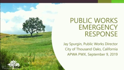Public Works Emergency Response: Los Angeles County and the City of Thousand Oaks, California Share Lessons Learned from the 2018 Wildfires icon