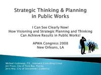 WORKSHOP: I Can See Clearly Now! How Strategic Thinking and Processes Can Achieve Results in Your Organization! icon