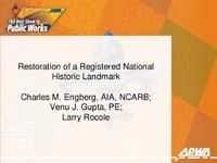 Restoration of a Registered National Historic Landmark icon