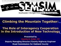 Climbing the Mountain Together: The Role of Interagency Cooperation in the Introduction of New Technology icon