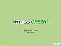 Why Go Green? Sustainable Building Strategies to Increase Productivity and Improve Your Community icon