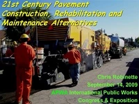 21st Century Pavement Construction, Rehabilitation and Maintenance Alternatives icon