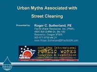 Urban Myths Associated with Street Cleaning icon
