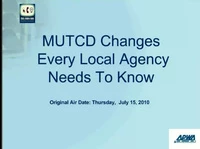 MUTCD Changes Every Local Agency Needs To Know icon