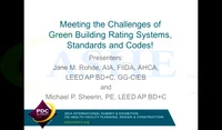 Meeting the Challenges of Green Building Rating Systems, Standards, and Codes icon