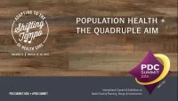 Population Health and the Quadruple Aim icon